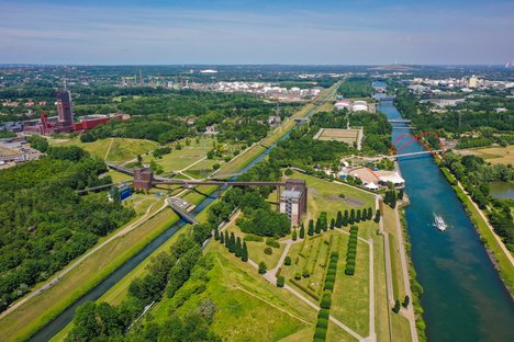 Emscherinsel einer von fünf Zukunftsgärten der IGA 2027 in Gelsenkirchen_IGA2027 gGmbH_Oberhäuser